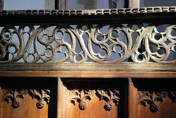 Tracery of the rood screen