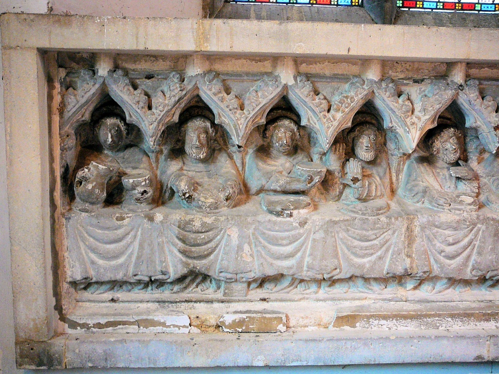Left side of the reredos