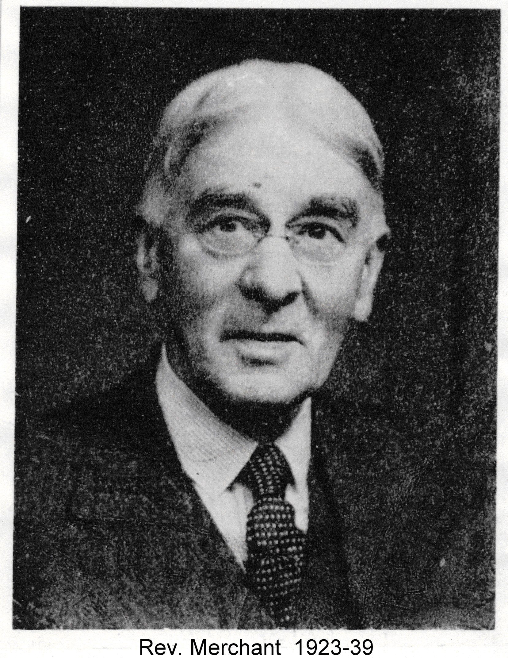Portrait of Rev. Marchant